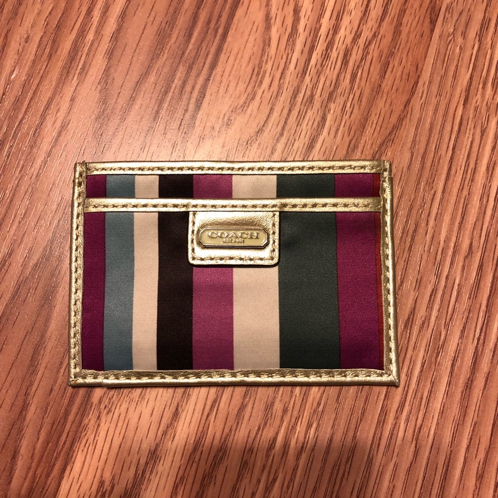 Coach card holder
